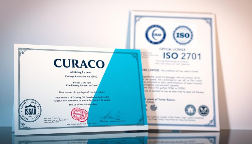 ใบอนุญาต Curacao และ ISO 27001